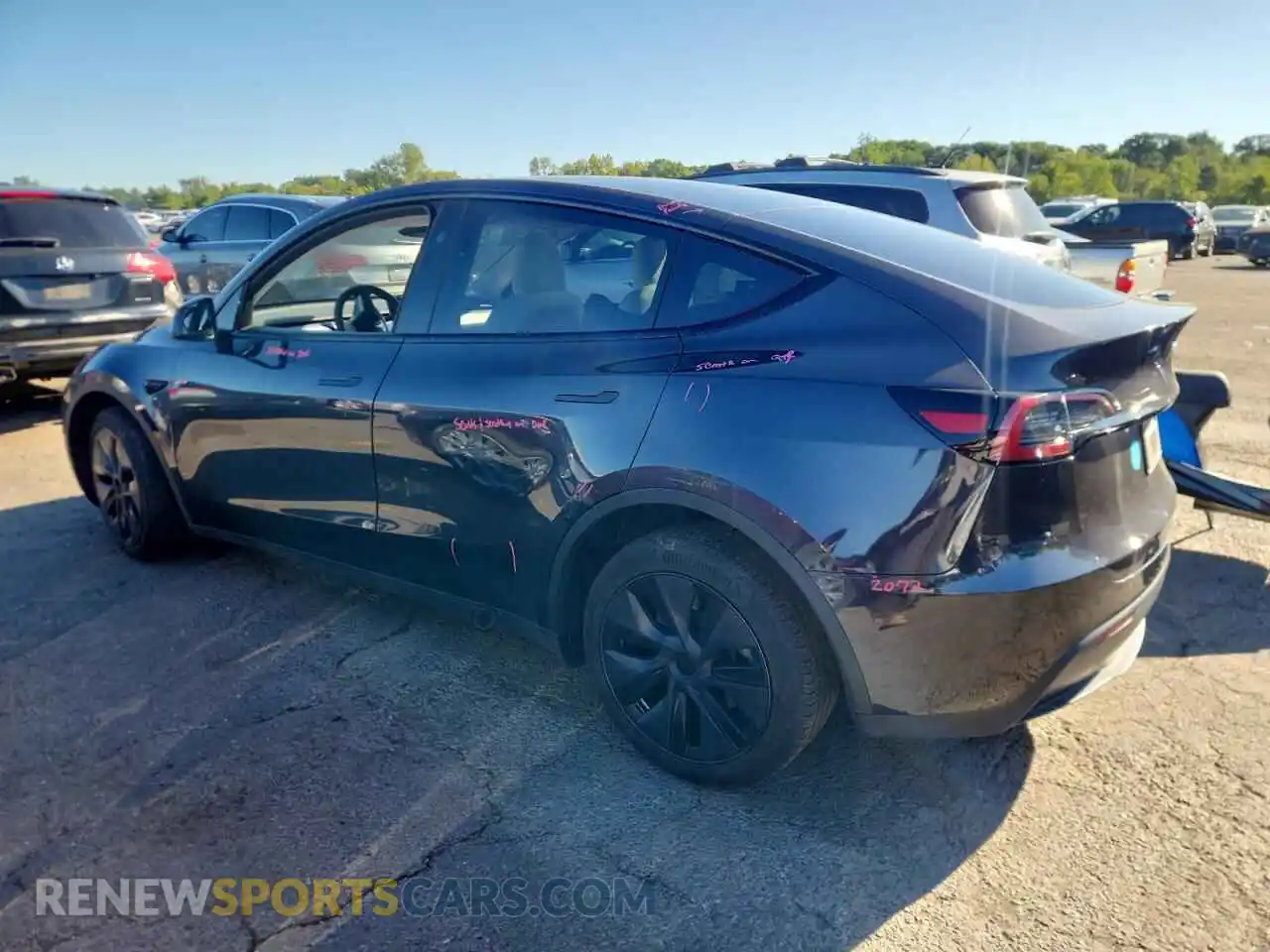 2 Photograph of a damaged car 7SAYGDED5RF179011 TESLA MODEL Y 2024