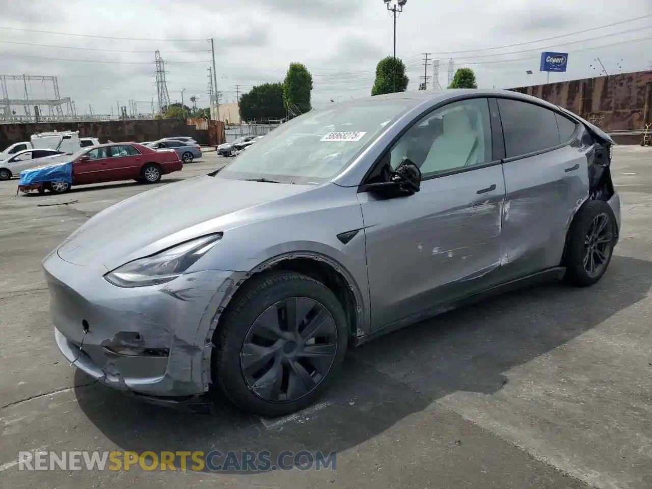 1 Фотография поврежденного автомобиля 7SAYGDED6RA314039 TESLA MODEL Y 2024