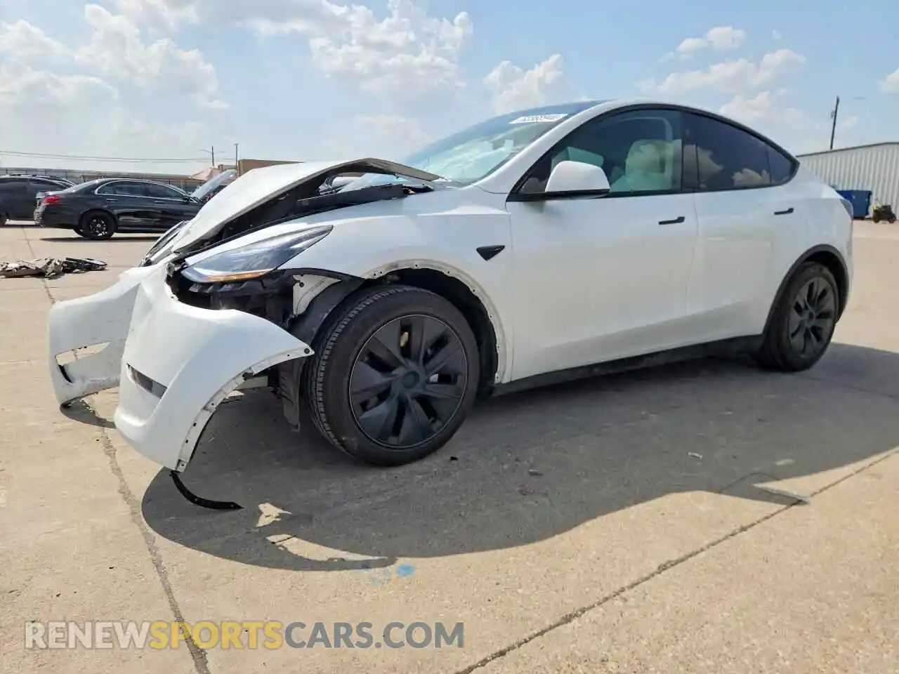 1 Photograph of a damaged car 7SAYGDED6RA325154 TESLA MODEL Y 2024