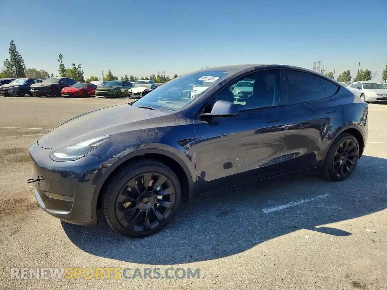 1 Фотография поврежденного автомобиля 7SAYGDED6RF096123 TESLA MODEL Y 2024