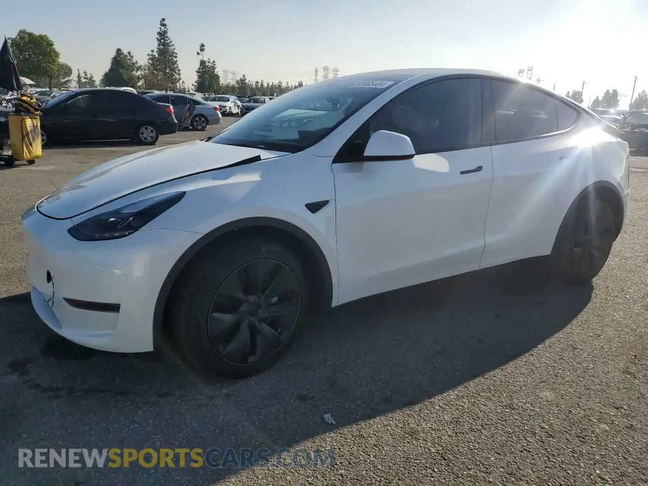 1 Photograph of a damaged car 7SAYGDED6RF110635 TESLA MODEL Y 2024