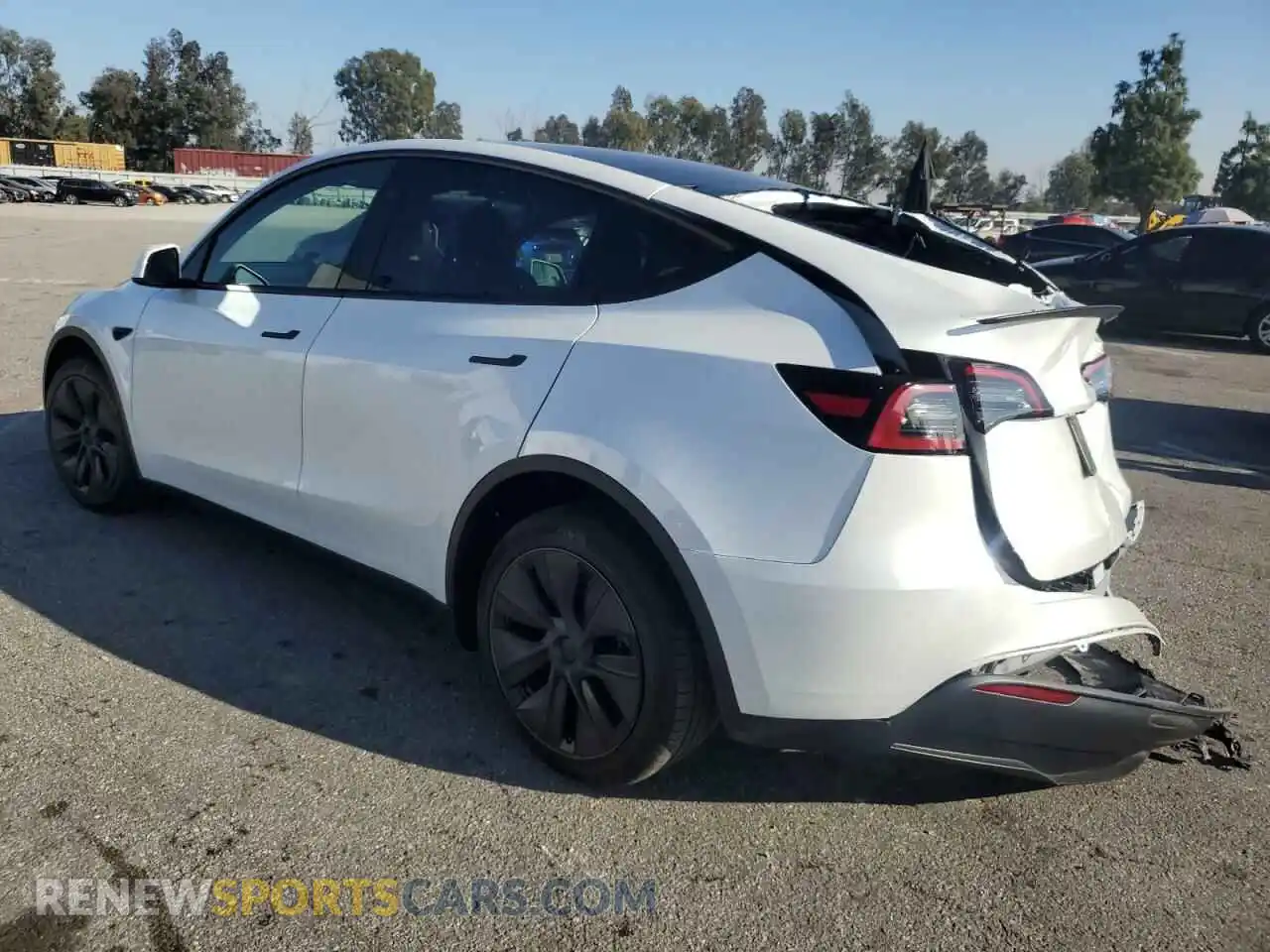 2 Photograph of a damaged car 7SAYGDED6RF110635 TESLA MODEL Y 2024
