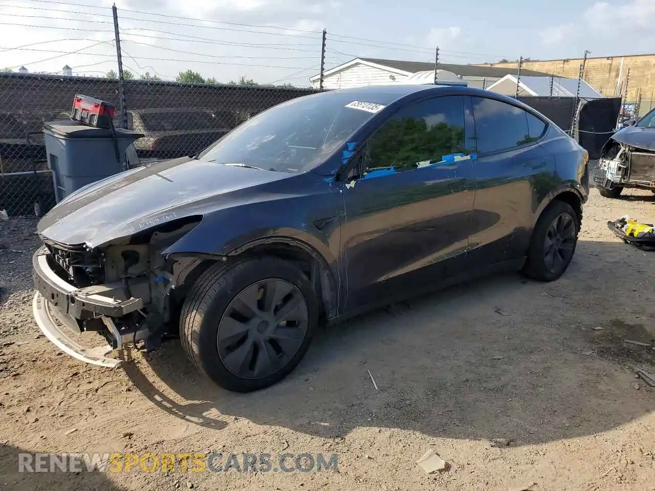 1 Photograph of a damaged car 7SAYGDED6RF110814 TESLA MODEL Y 2024