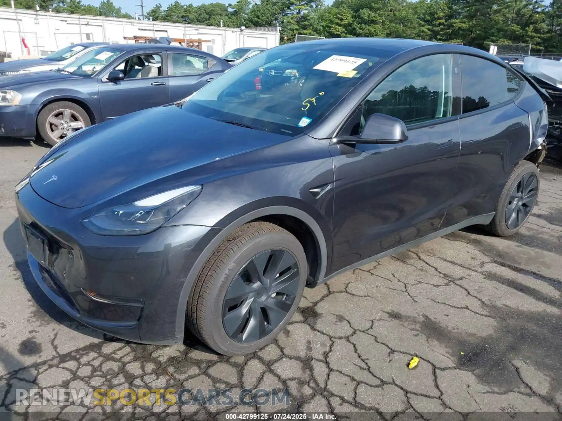2 Photograph of a damaged car 7SAYGDED6RF206264 TESLA MODEL Y 2024