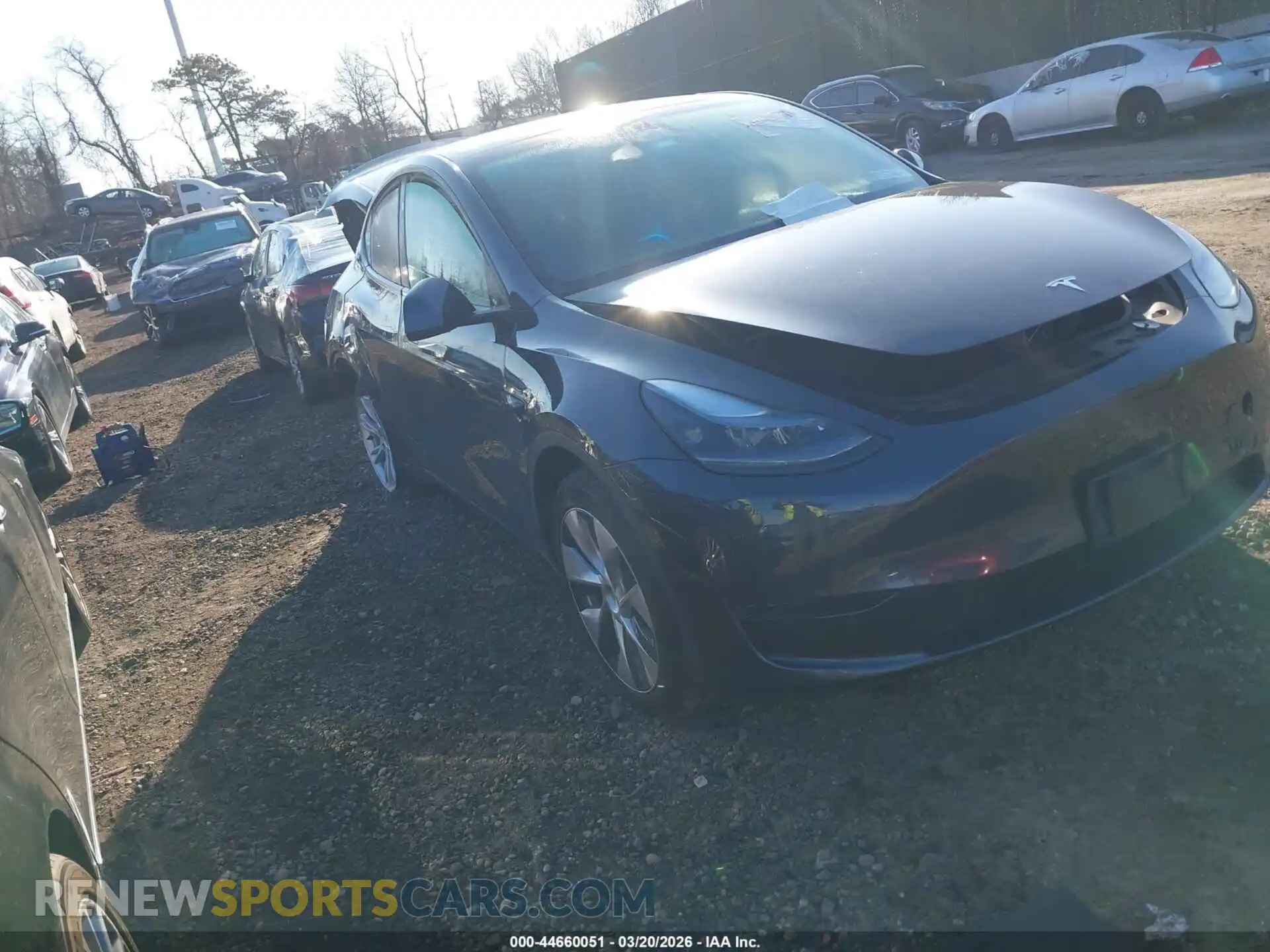 1 Photograph of a damaged car 7SAYGDED7RF015226 TESLA MODEL Y 2024