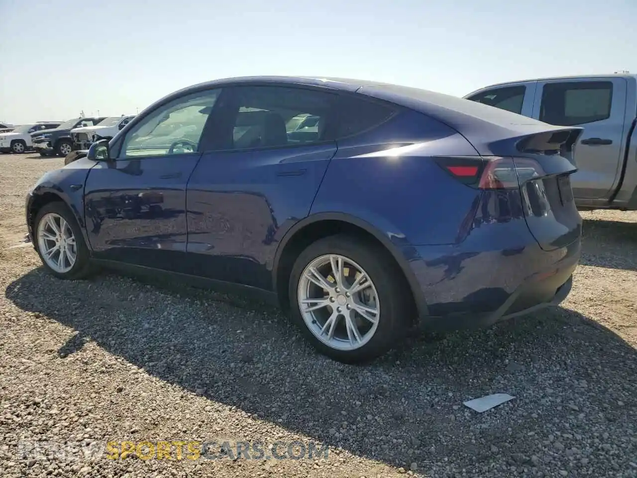 2 Photograph of a damaged car 7SAYGDED7RF043835 TESLA MODEL Y 2024