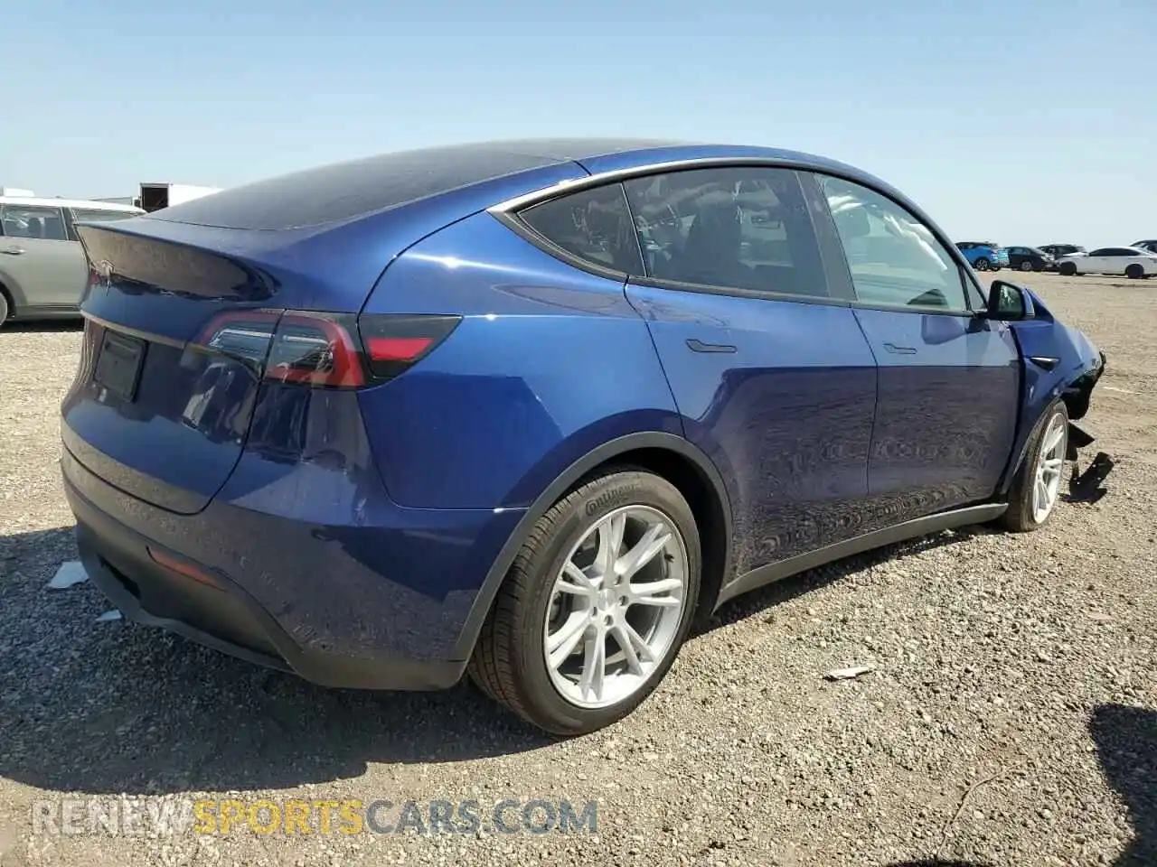 3 Photograph of a damaged car 7SAYGDED7RF043835 TESLA MODEL Y 2024