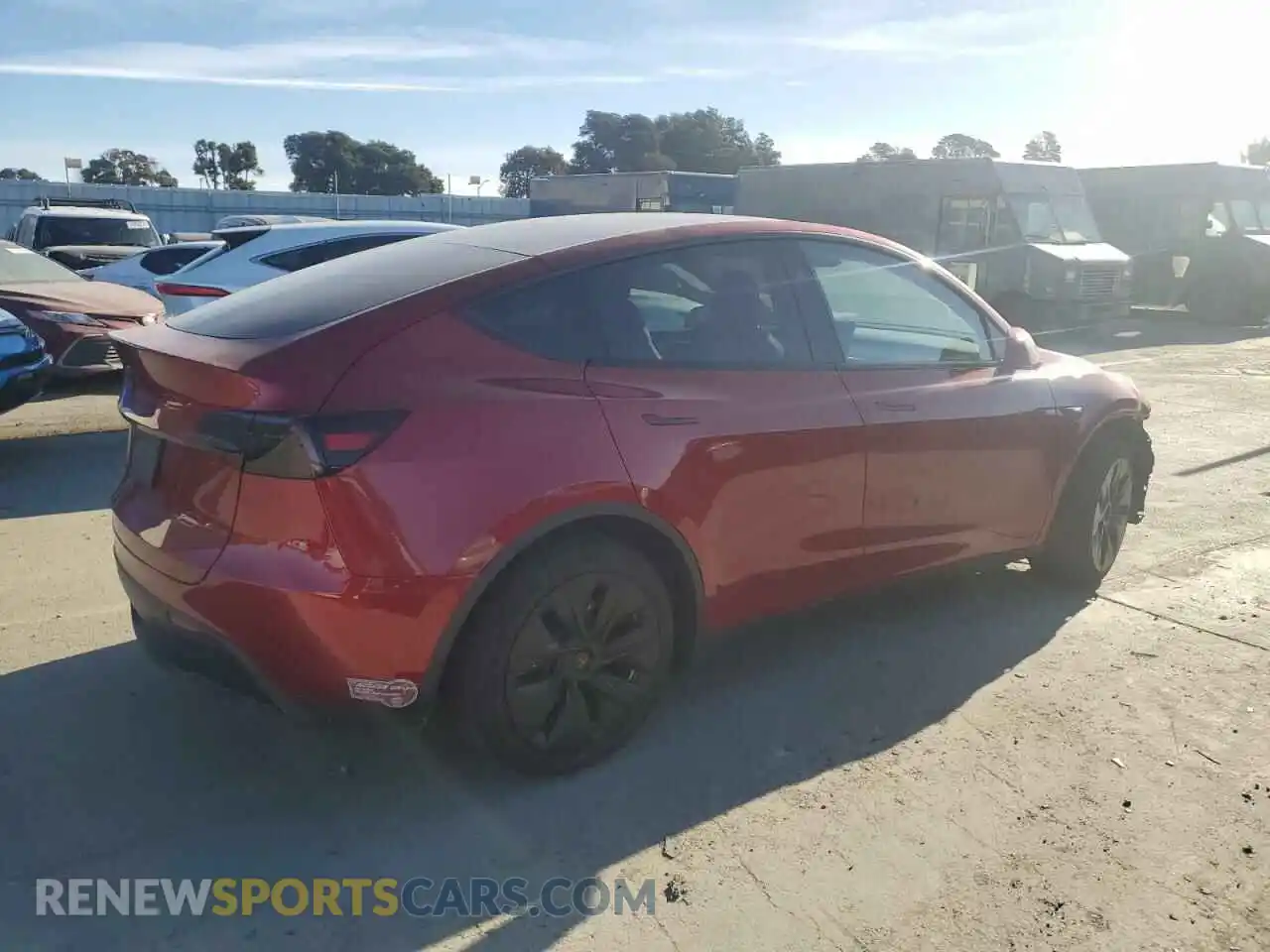 3 Photograph of a damaged car 7SAYGDED7RF052678 TESLA MODEL Y 2024
