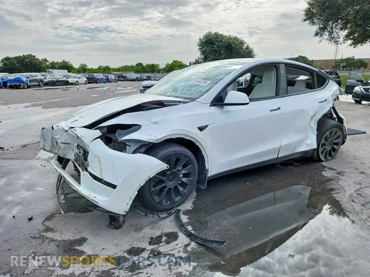 1 fotografías del automóvil dañado 7SAYGDED7RF102592 TESLA MODEL Y 2024