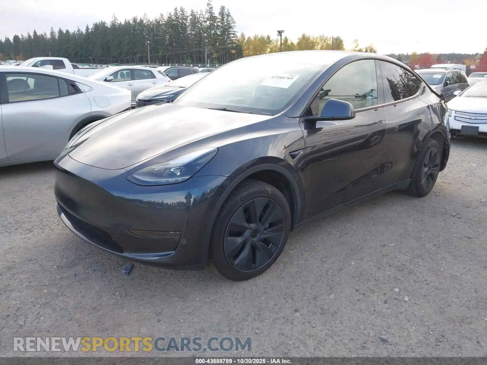 2 Photograph of a damaged car 7SAYGDED7RF102852 TESLA MODEL Y 2024