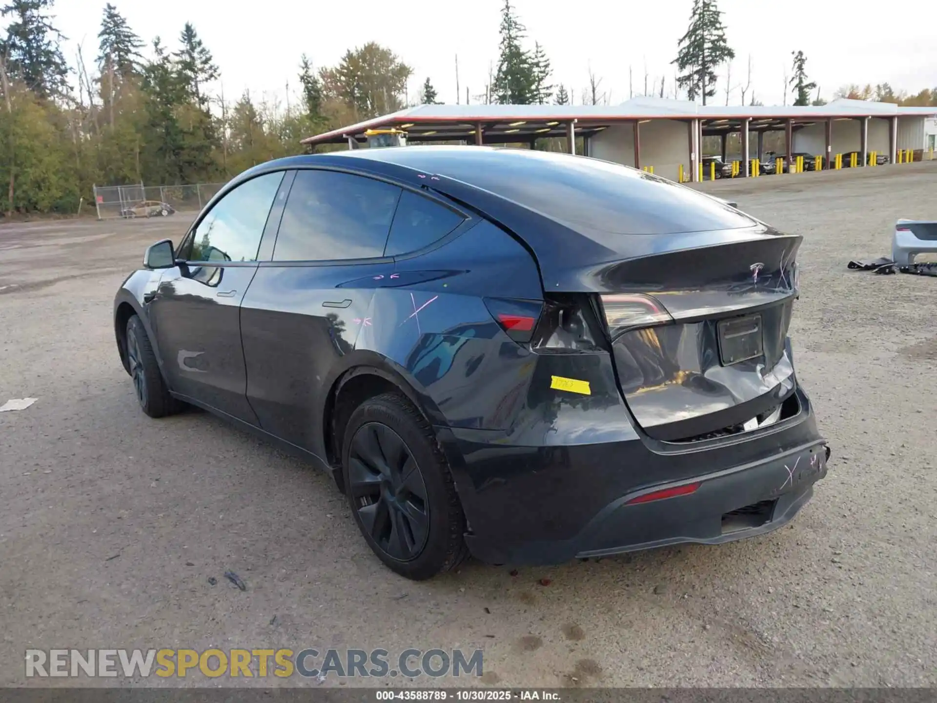 3 Photograph of a damaged car 7SAYGDED7RF102852 TESLA MODEL Y 2024