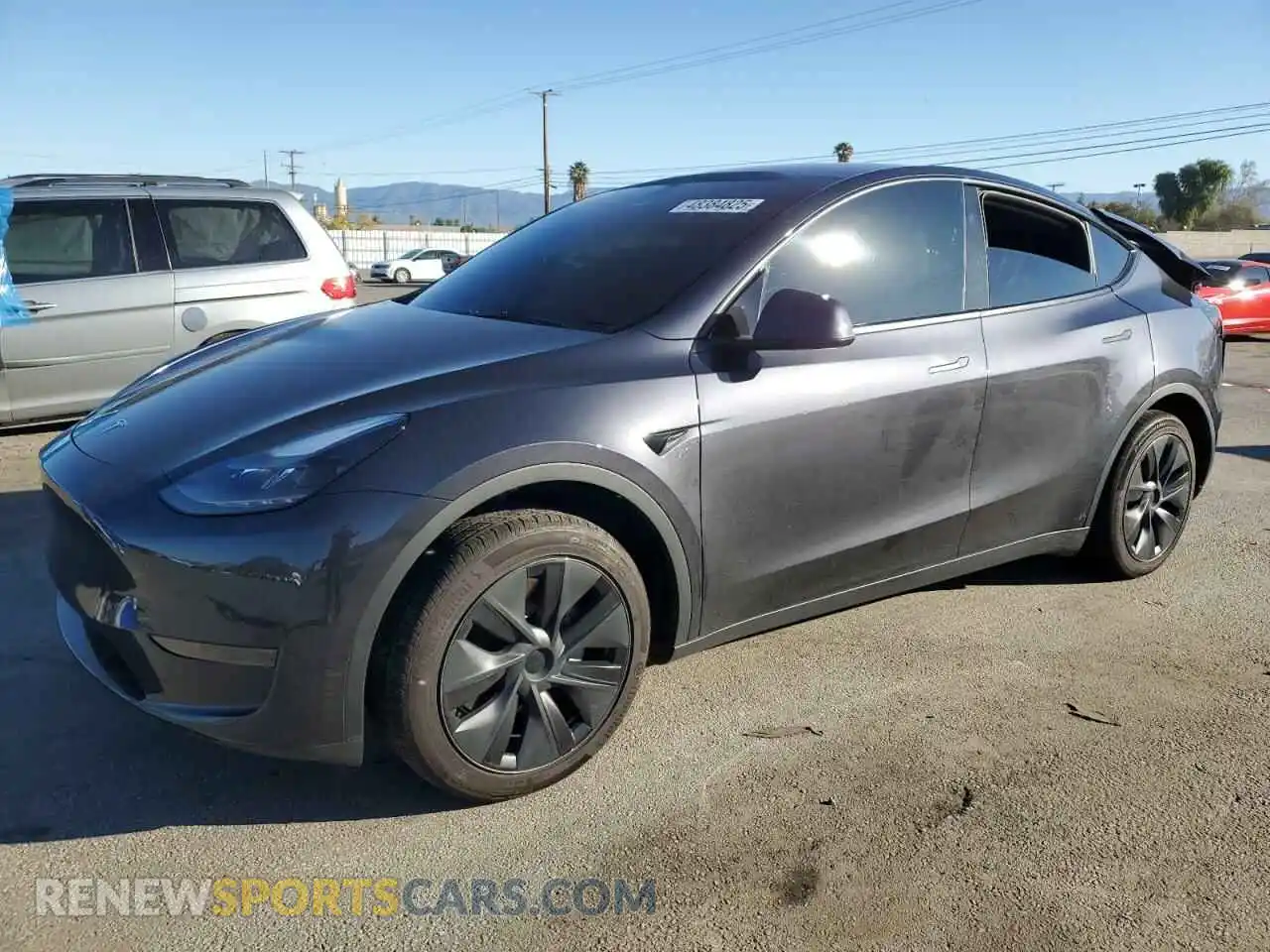 1 Photograph of a damaged car 7SAYGDED7RF108604 TESLA MODEL Y 2024