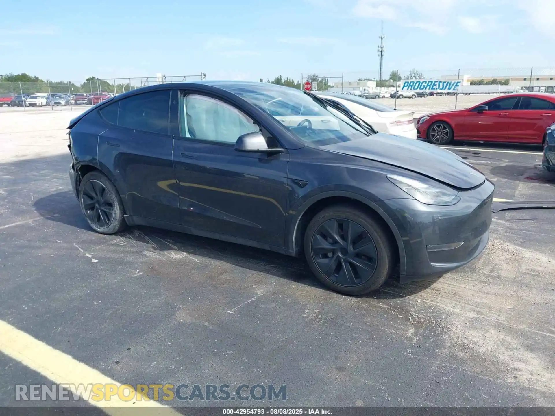 1 Photograph of a damaged car 7SAYGDED7RF113057 TESLA MODEL Y 2024