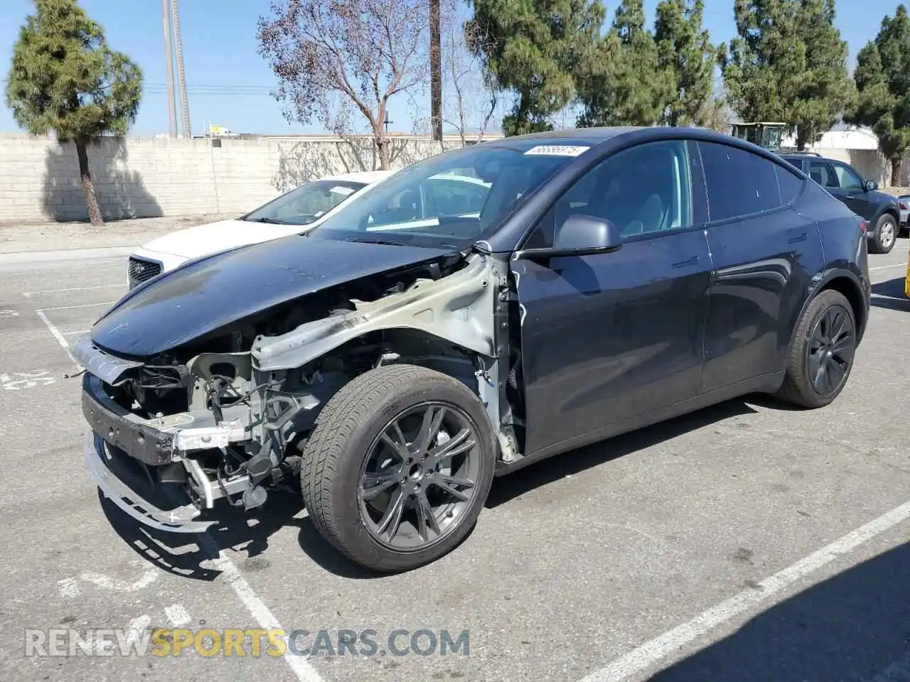 1 Photograph of a damaged car 7SAYGDED7RF115732 TESLA MODEL Y 2024