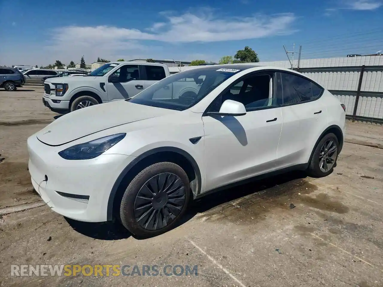 1 Photograph of a damaged car 7SAYGDED7RF197879 TESLA MODEL Y 2024