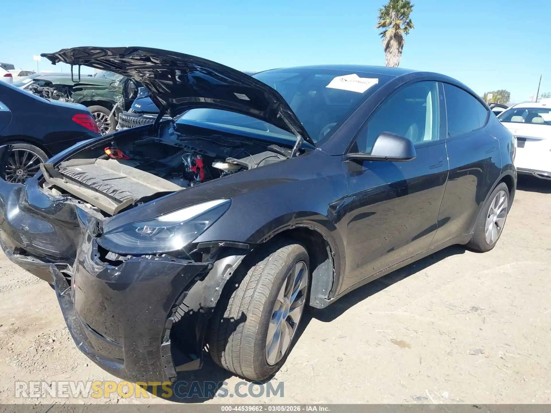 2 Photograph of a damaged car 7SAYGDED8RF011248 TESLA MODEL Y 2024