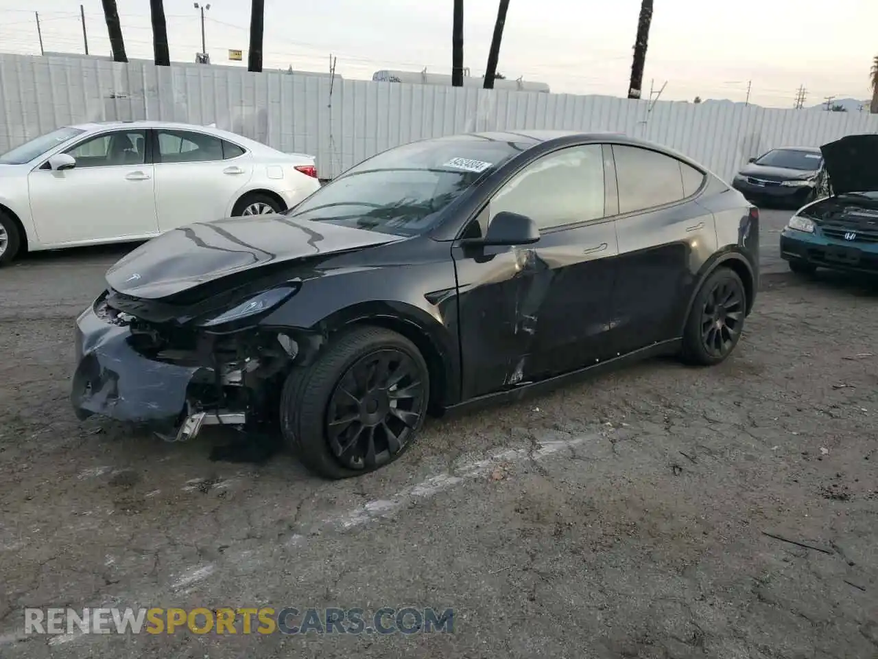 1 Photograph of a damaged car 7SAYGDED8RF094440 TESLA MODEL Y 2024