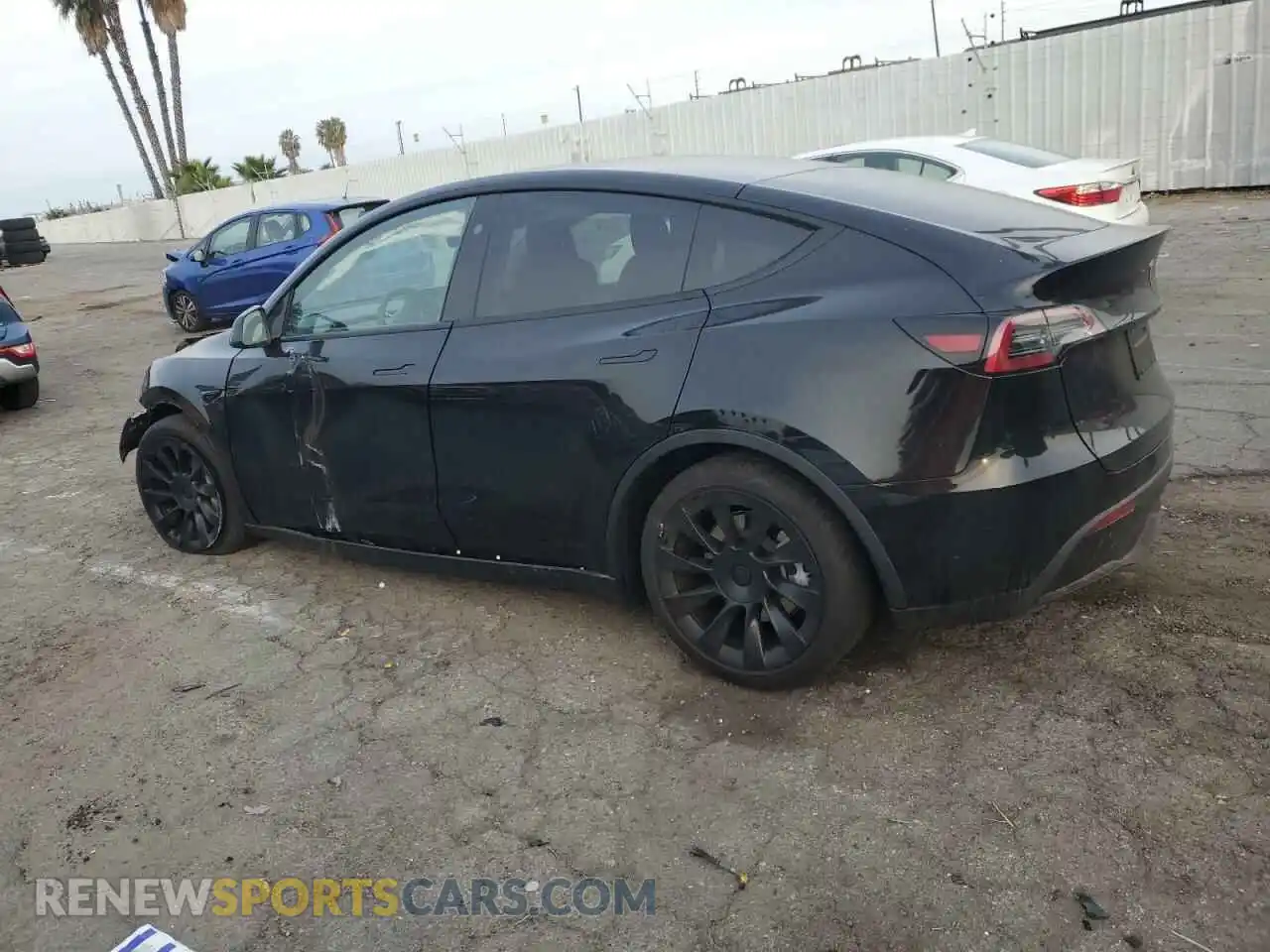 2 Photograph of a damaged car 7SAYGDED8RF094440 TESLA MODEL Y 2024
