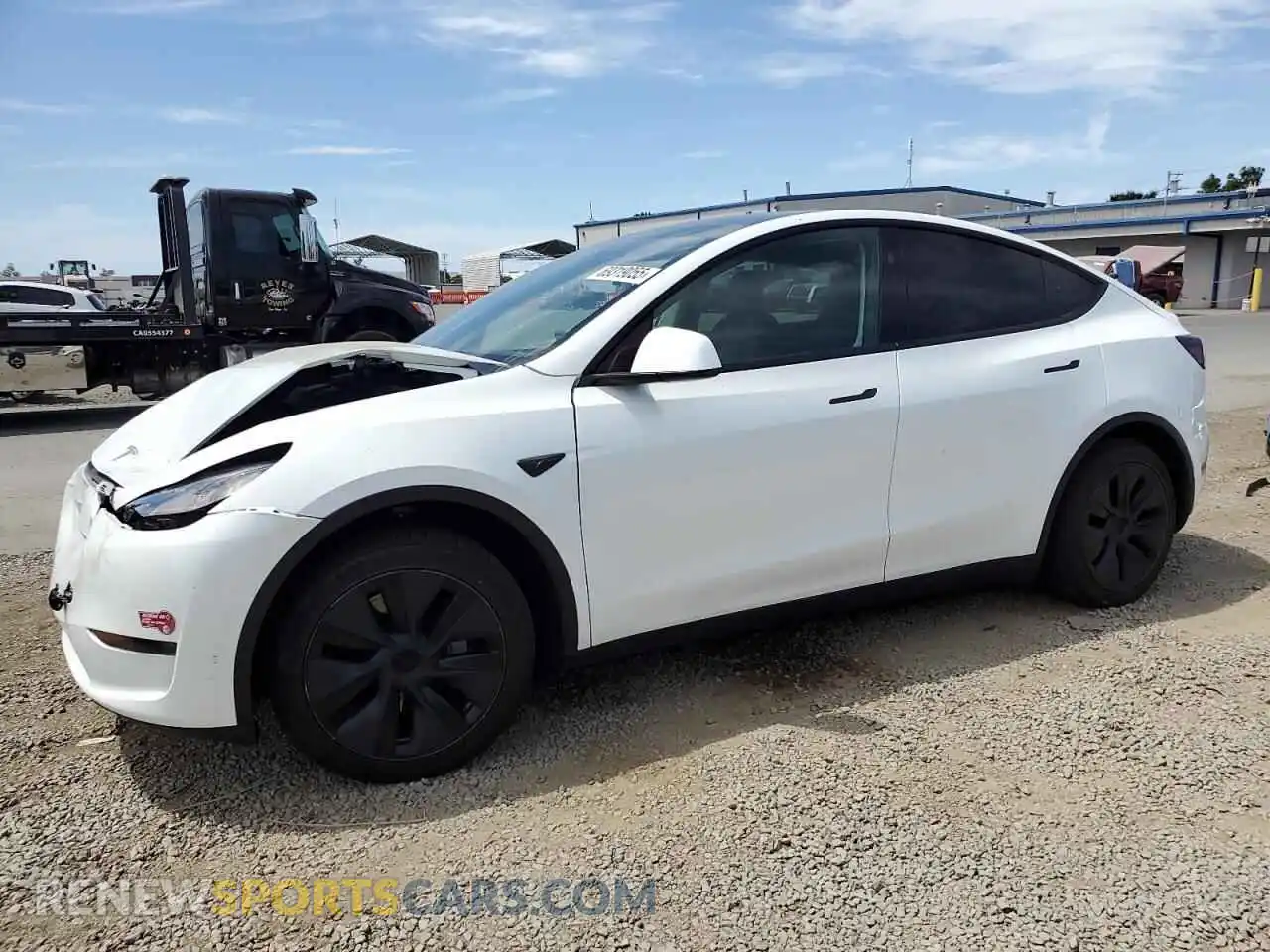 1 Photograph of a damaged car 7SAYGDED8RF117912 TESLA MODEL Y 2024