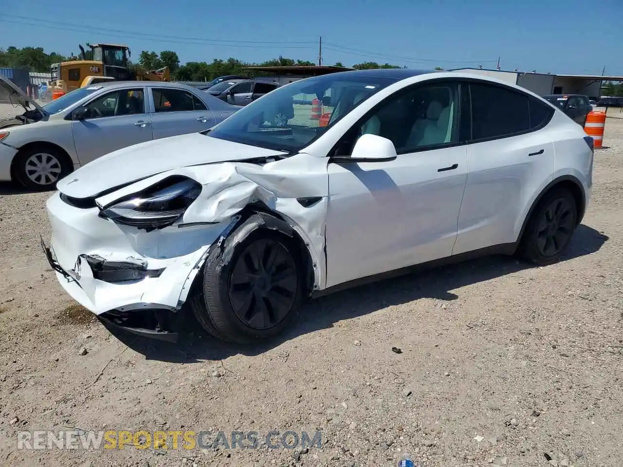 1 Photograph of a damaged car 7SAYGDED9RA307487 TESLA MODEL Y 2024