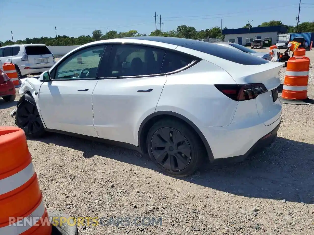 2 Photograph of a damaged car 7SAYGDED9RA307487 TESLA MODEL Y 2024