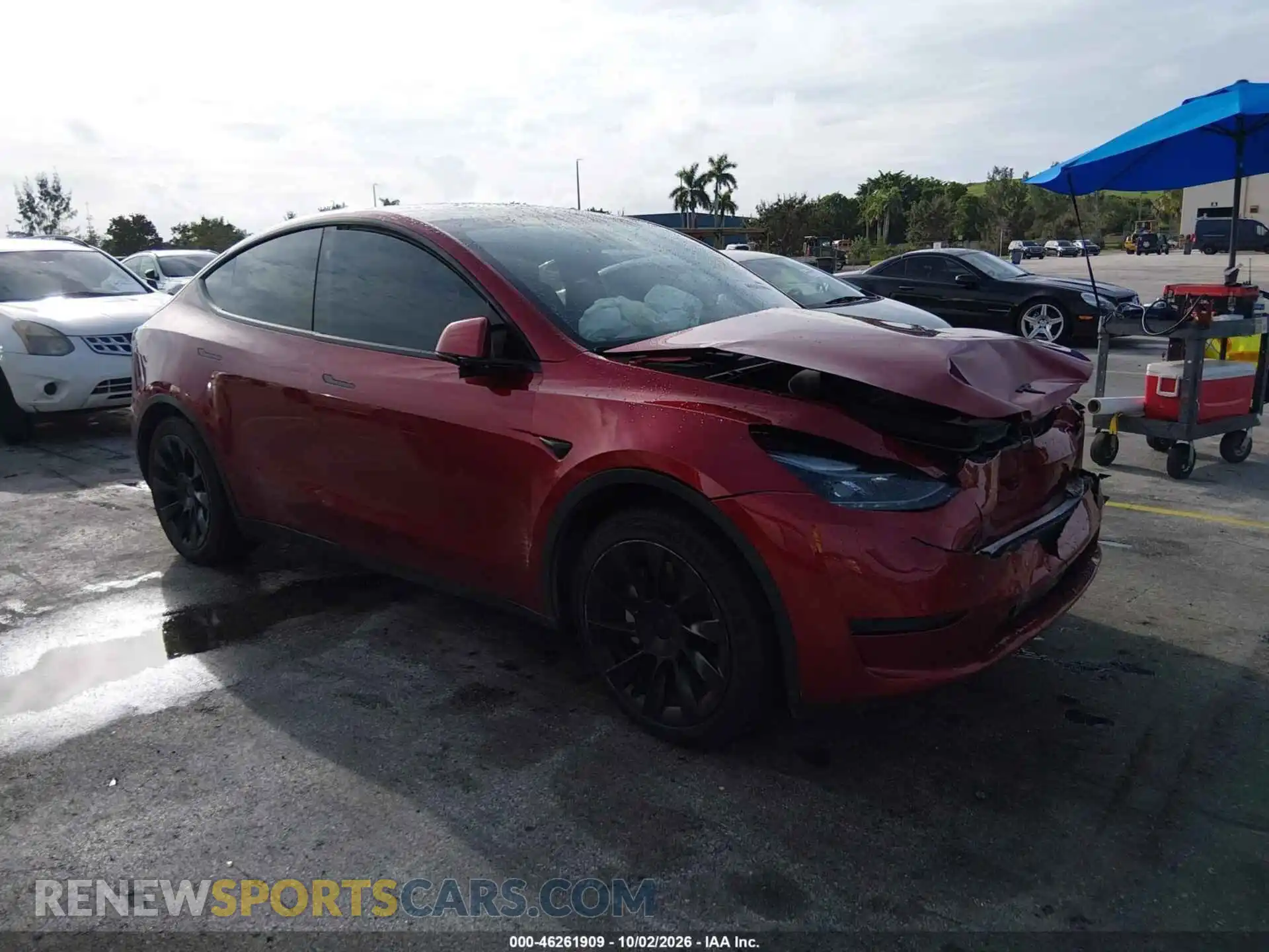 1 fotografías del automóvil dañado 7SAYGDED9RF092292 TESLA MODEL Y 2024