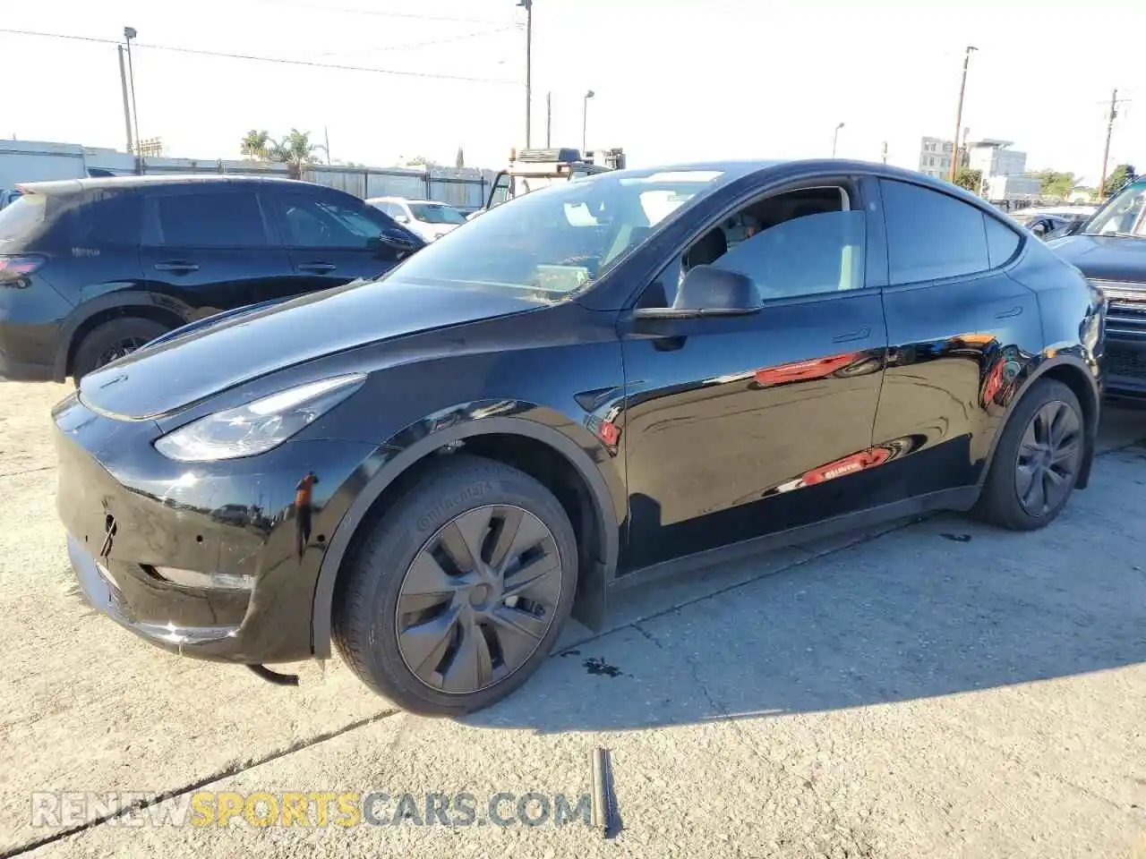 1 Photograph of a damaged car 7SAYGDED9RF121533 TESLA MODEL Y 2024
