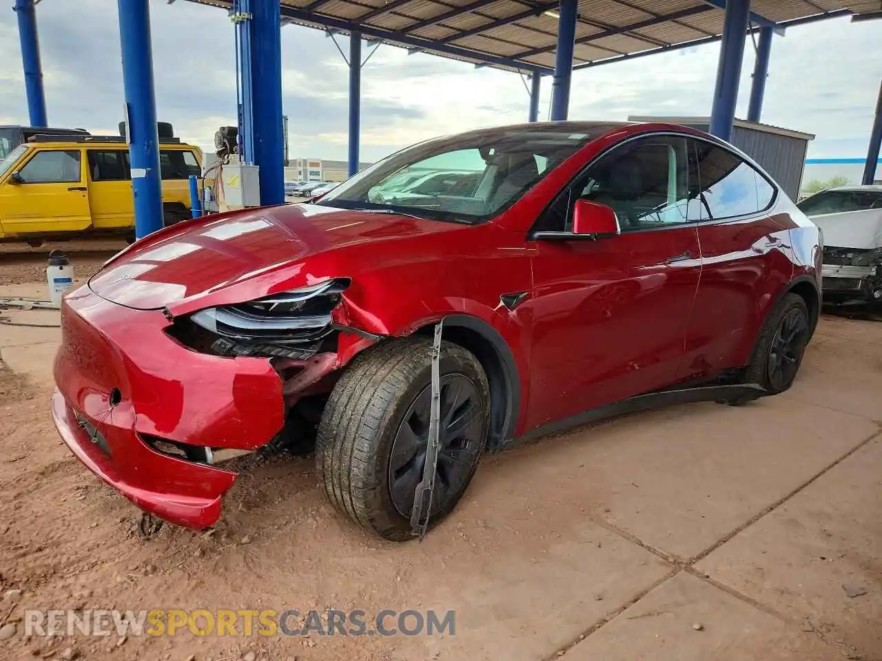 1 fotografías del automóvil dañado 7SAYGDED9RF192392 TESLA MODEL Y 2024