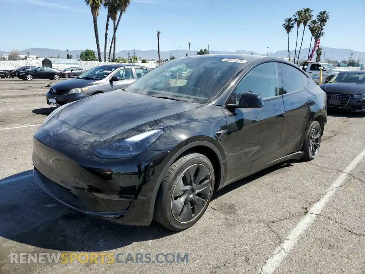 1 Photograph of a damaged car 7SAYGDED9RF194952 TESLA MODEL Y 2024