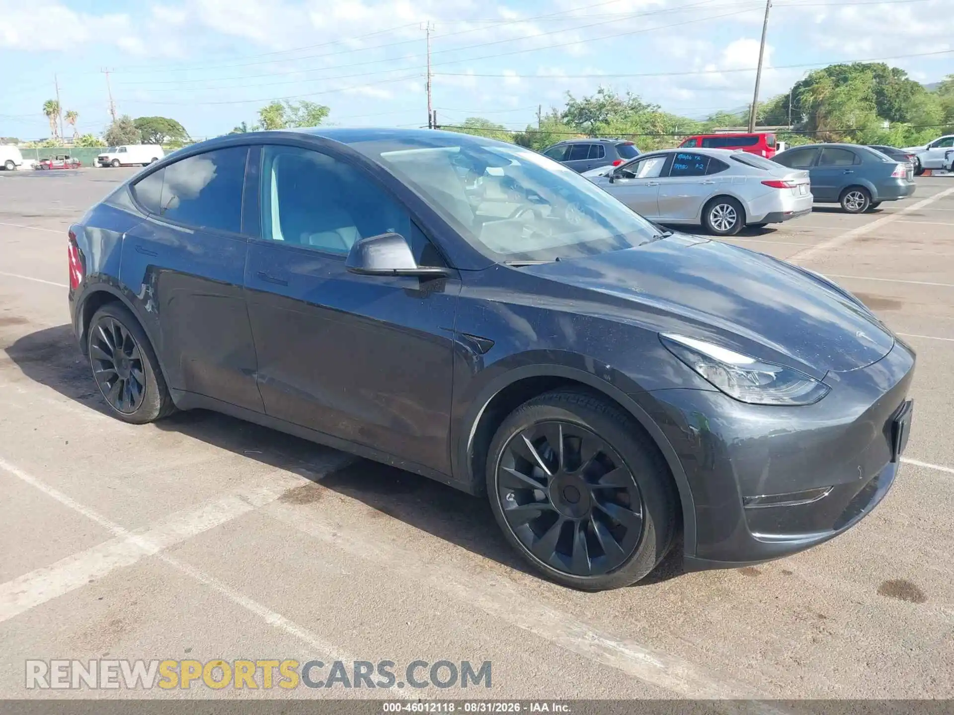 1 Photograph of a damaged car 7SAYGDEDXRF016368 TESLA MODEL Y 2024