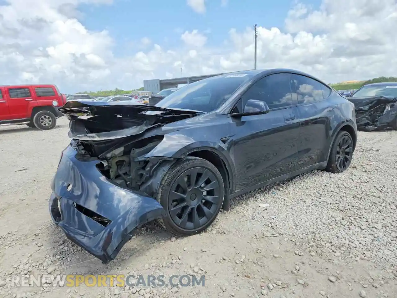 1 fotografías del automóvil dañado 7SAYGDEDXRF052612 TESLA MODEL Y 2024