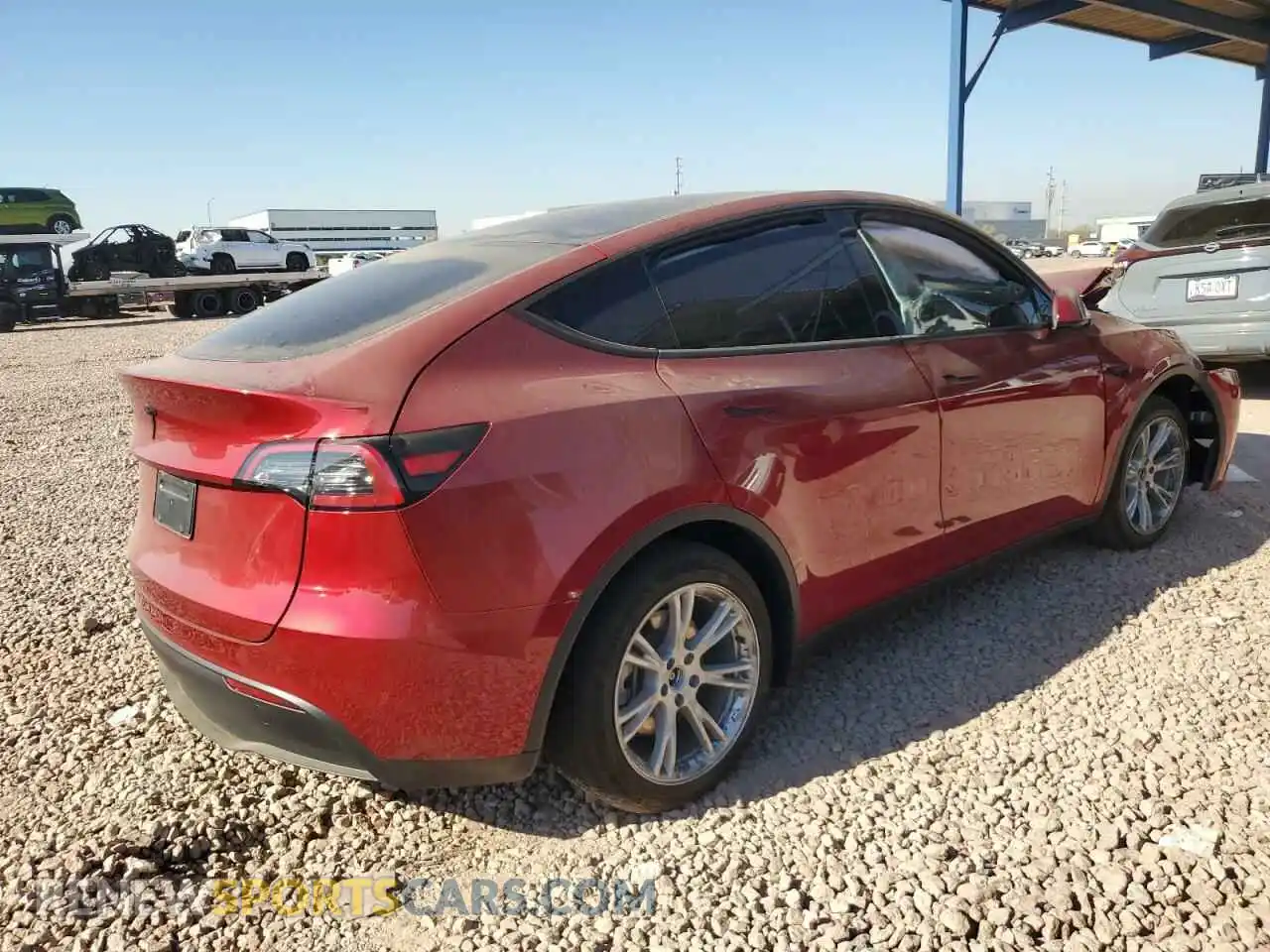 3 Photograph of a damaged car 7SAYGDEDXRF077672 TESLA MODEL Y 2024
