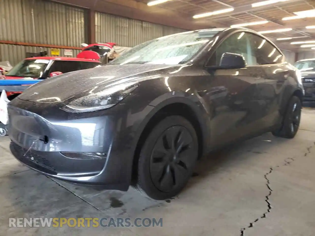 1 Photograph of a damaged car 7SAYGDEDXRF095749 TESLA MODEL Y 2024