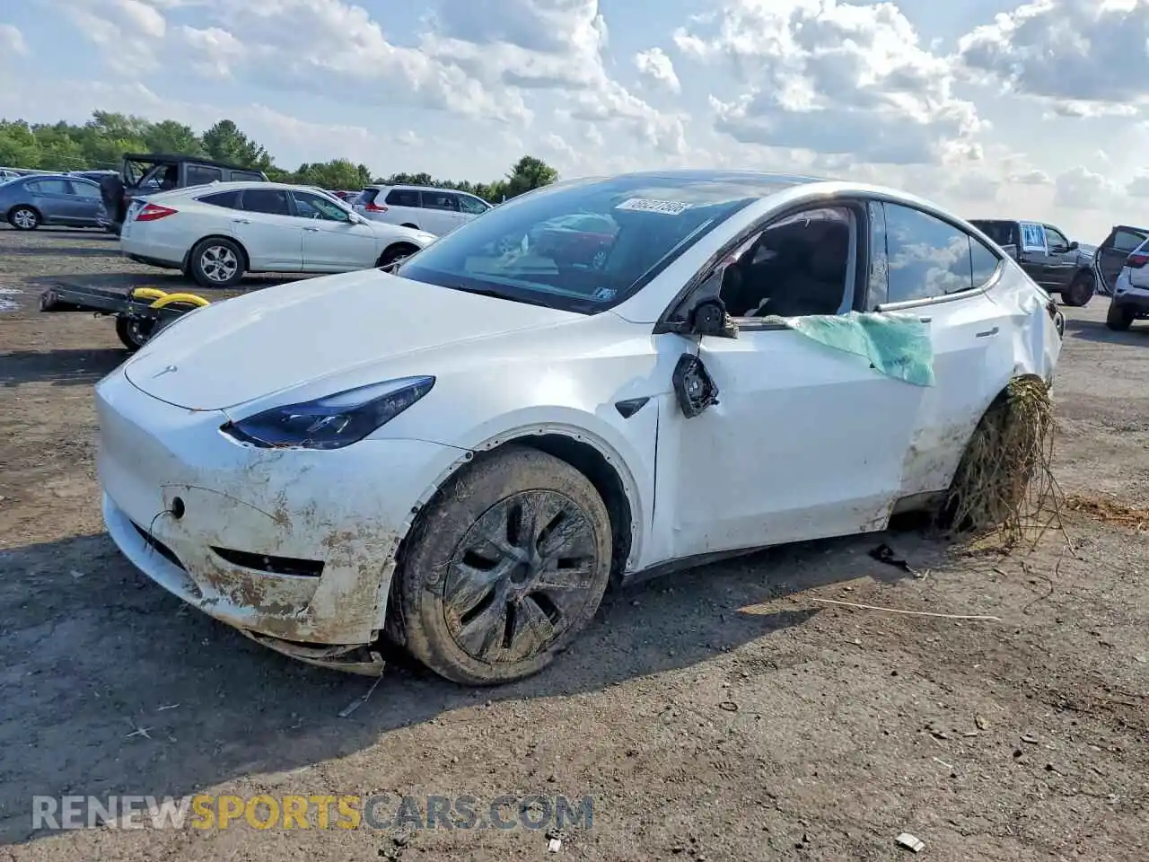 1 fotografías del automóvil dañado 7SAYGDEDXRF104739 TESLA MODEL Y 2024