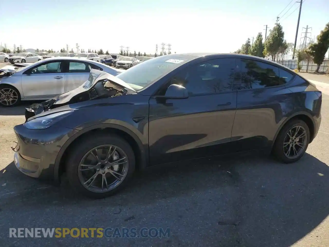 1 Photograph of a damaged car 7SAYGDEDXRF112890 TESLA MODEL Y 2024