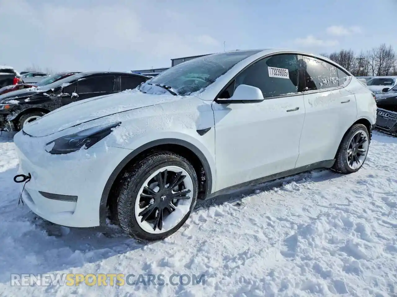 1 Photograph of a damaged car 7SAYGDEDXRF186701 TESLA MODEL Y 2024