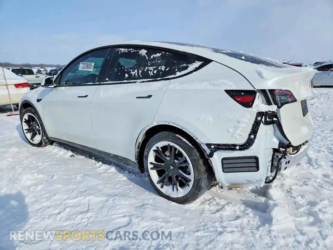 2 Photograph of a damaged car 7SAYGDEDXRF186701 TESLA MODEL Y 2024