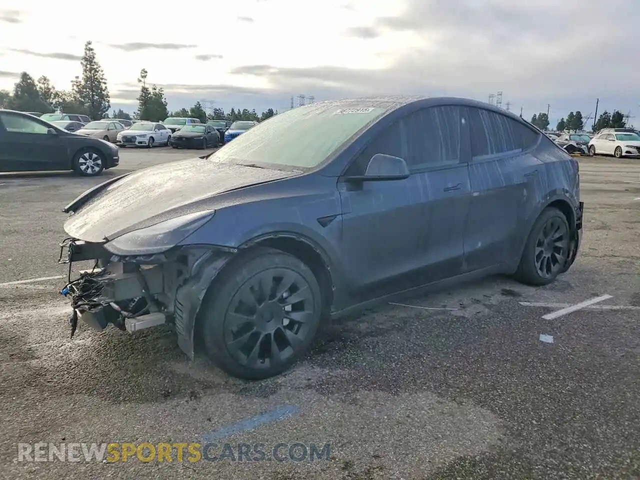 1 Фотография поврежденного автомобиля 7SAYGDEE0RA233238 TESLA MODEL Y 2024