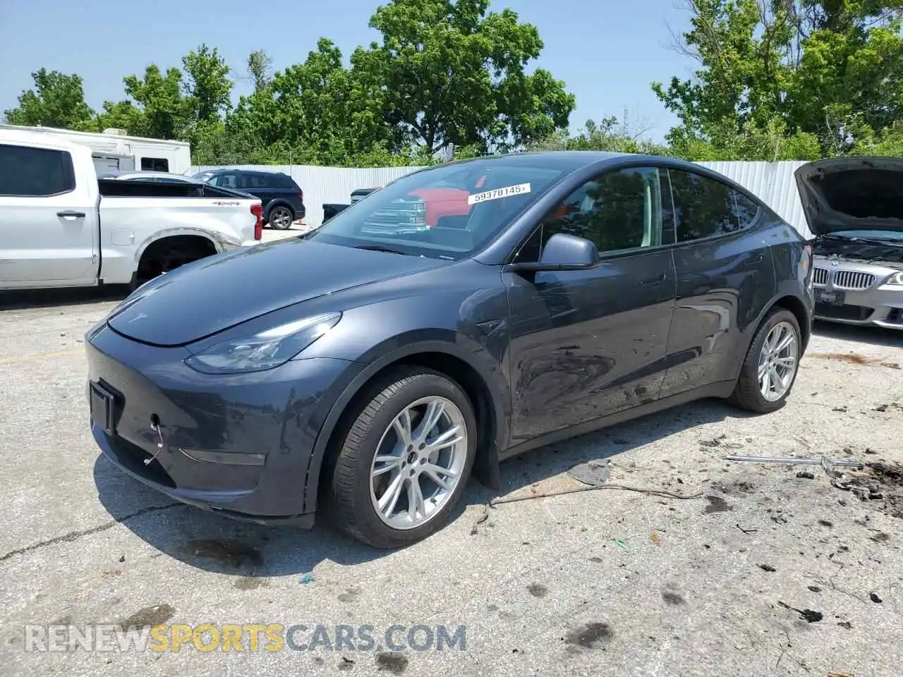 1 Photograph of a damaged car 7SAYGDEE0RA234857 TESLA MODEL Y 2024