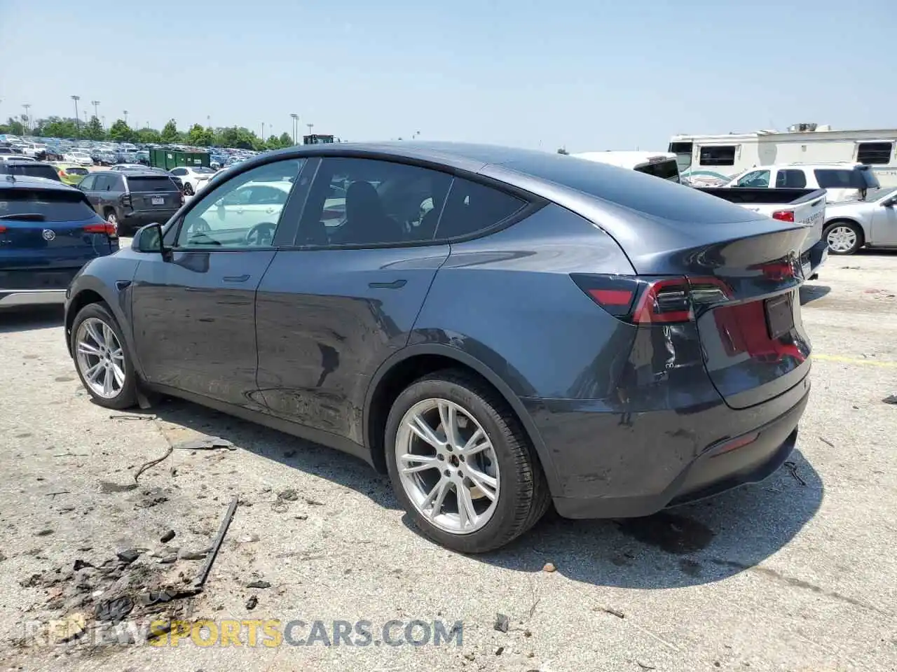 2 Photograph of a damaged car 7SAYGDEE0RA234857 TESLA MODEL Y 2024