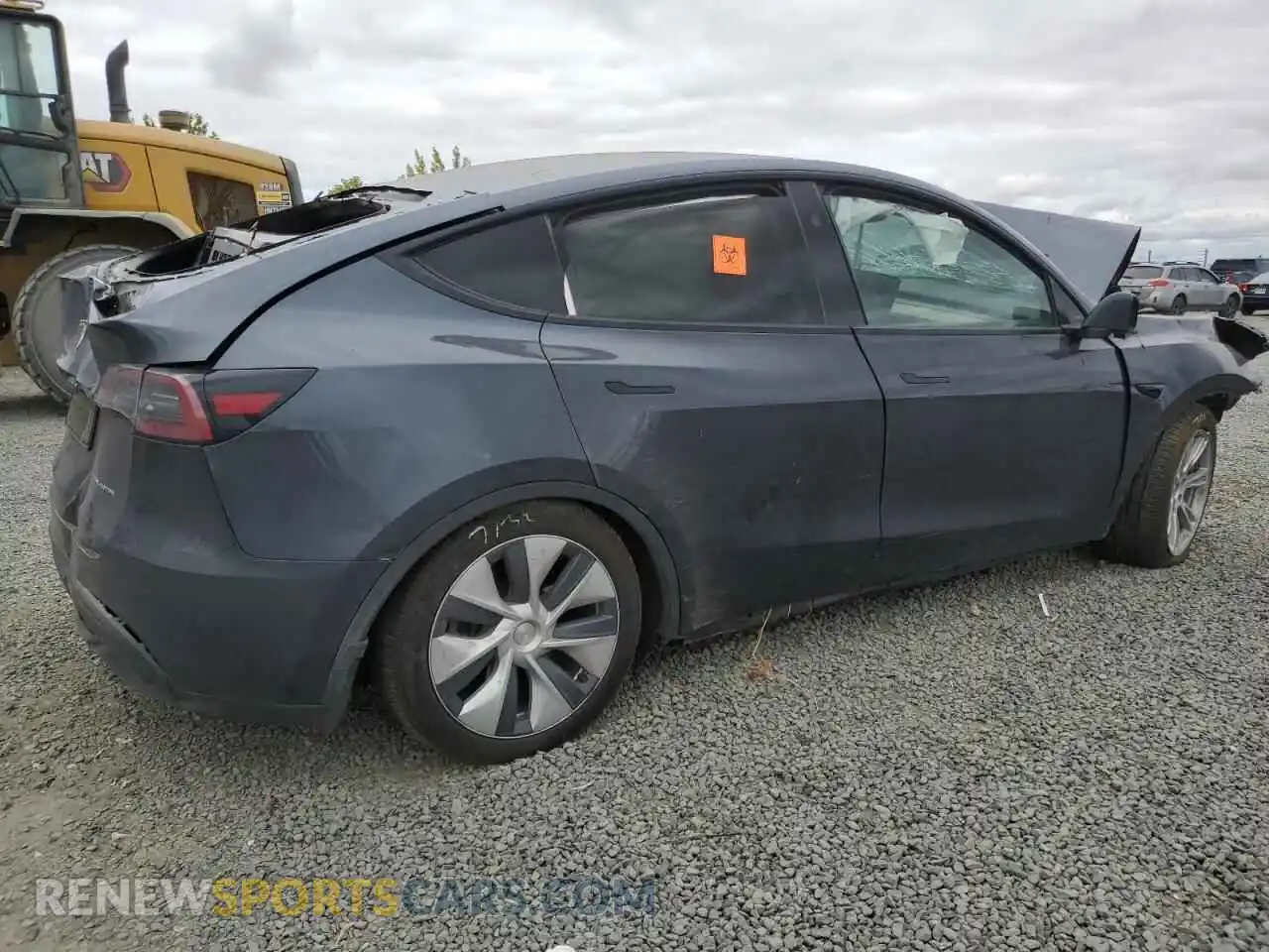 3 fotografías del automóvil dañado 7SAYGDEE0RA253988 TESLA MODEL Y 2024