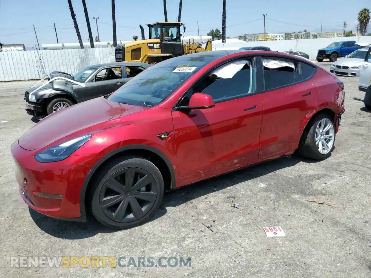 1 Photograph of a damaged car 7SAYGDEE0RA259631 TESLA MODEL Y 2024