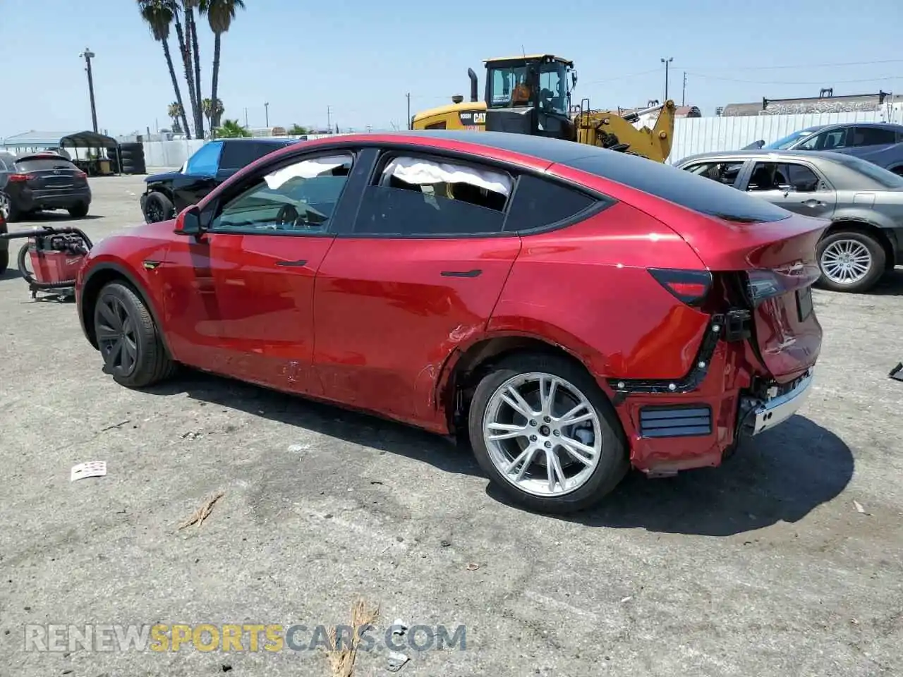 2 Photograph of a damaged car 7SAYGDEE0RA259631 TESLA MODEL Y 2024