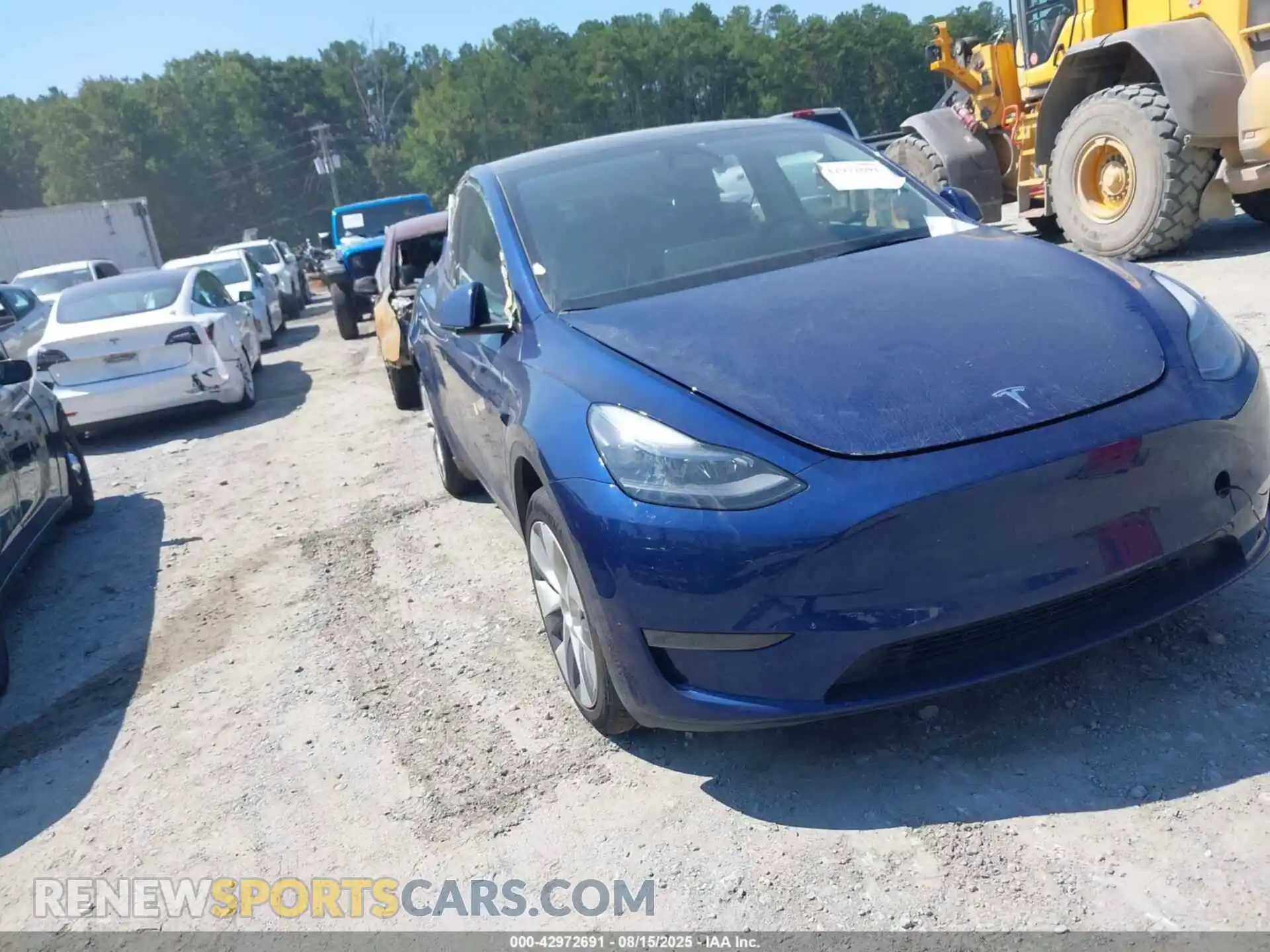 1 Photograph of a damaged car 7SAYGDEE0RA269284 TESLA MODEL Y 2024