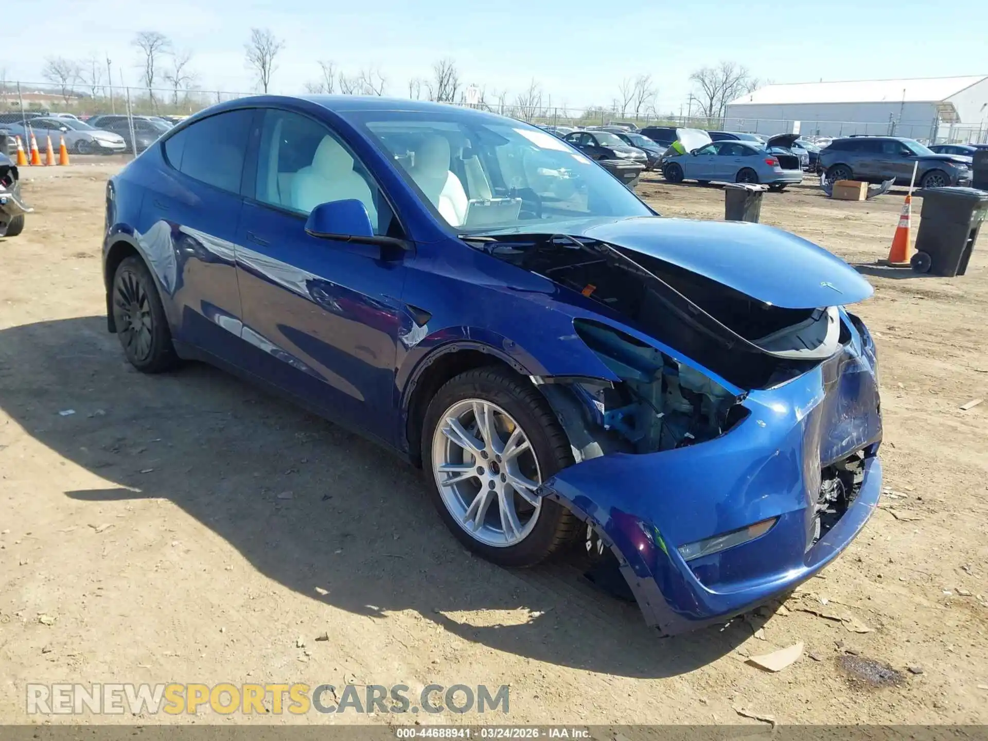 1 Photograph of a damaged car 7SAYGDEE0RA286179 TESLA MODEL Y 2024
