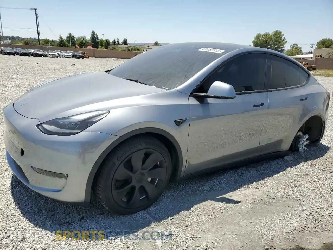 1 Photograph of a damaged car 7SAYGDEE0RA288420 TESLA MODEL Y 2024
