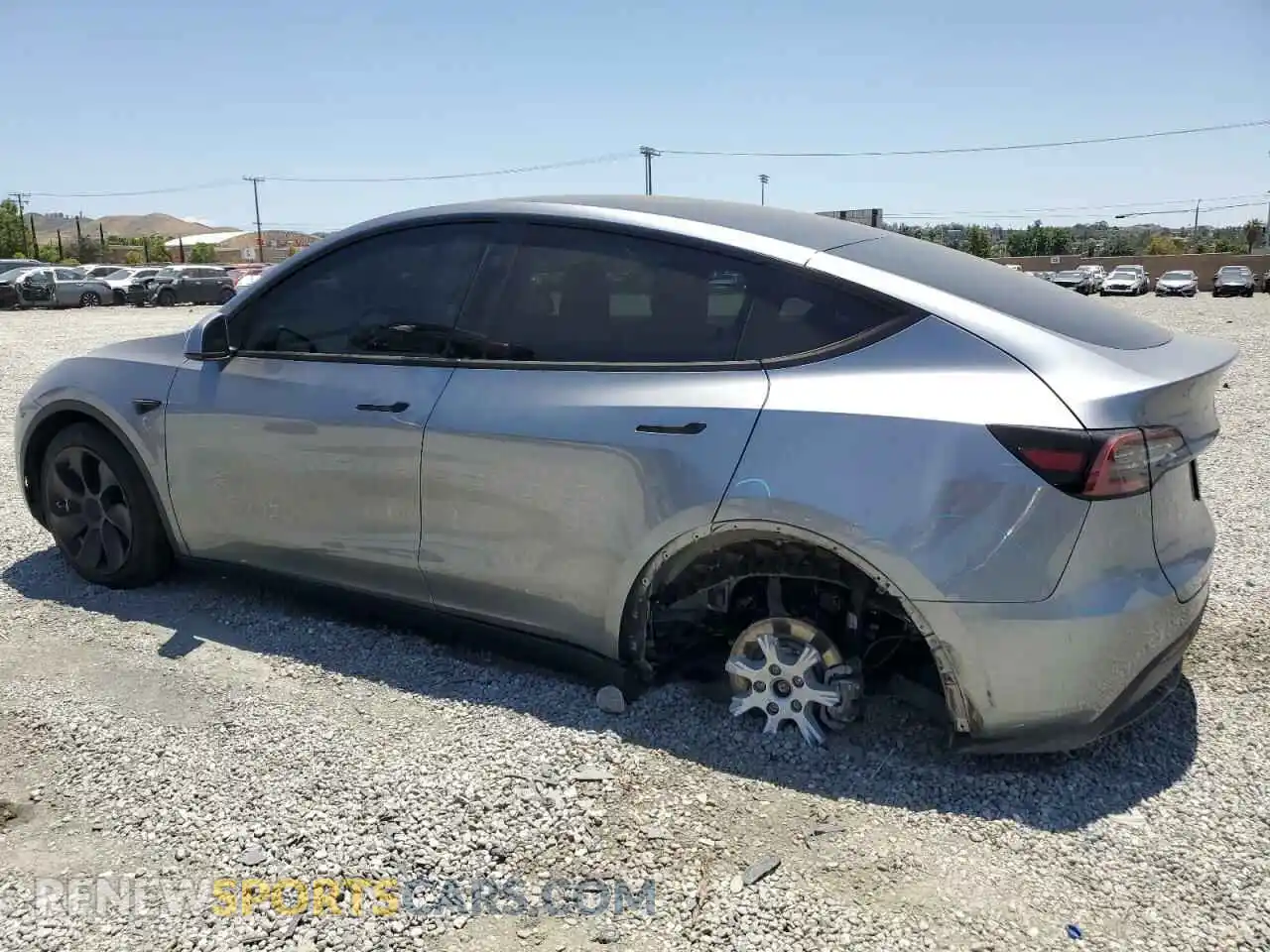 2 Photograph of a damaged car 7SAYGDEE0RA288420 TESLA MODEL Y 2024