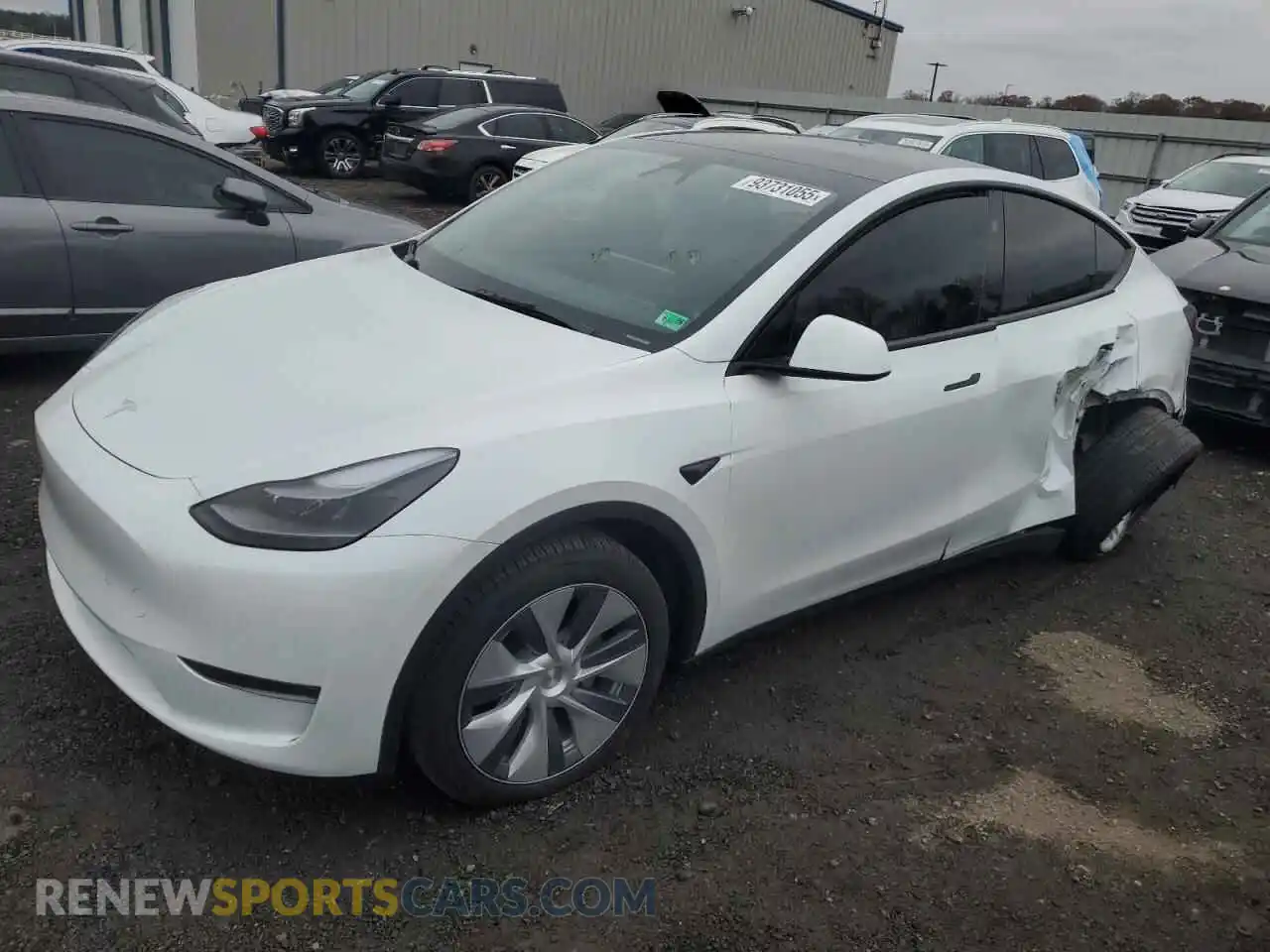 1 Photograph of a damaged car 7SAYGDEE0RA291088 TESLA MODEL Y 2024