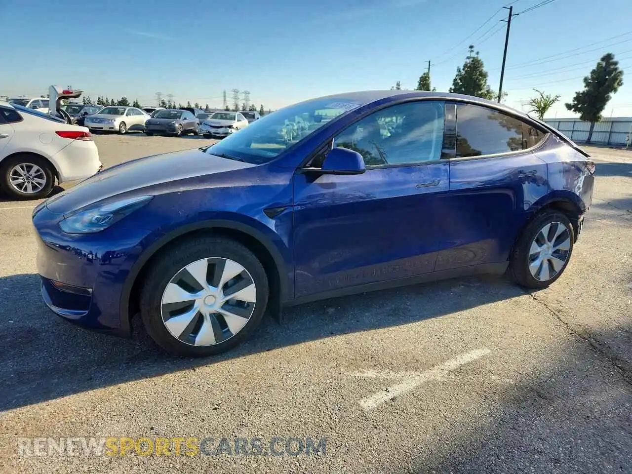 1 Photograph of a damaged car 7SAYGDEE0RF054524 TESLA MODEL Y 2024