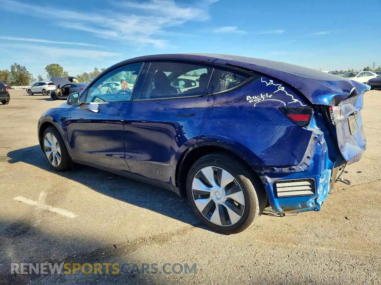 2 Photograph of a damaged car 7SAYGDEE0RF054524 TESLA MODEL Y 2024